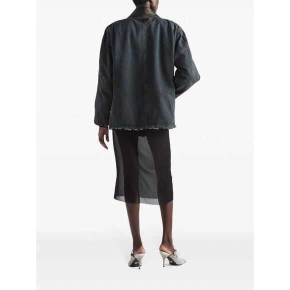 Prada Women Gonna Pencil In Georgette